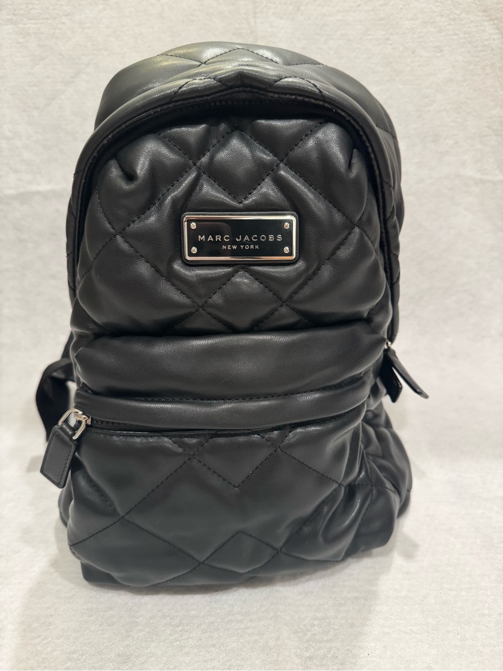 Marc Jacobs Black Quilted Backpack